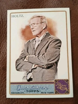 2011 Topps Allen & Ginter Lou Holtz Coach Card #3 Notre Dame - Image 1 of 2