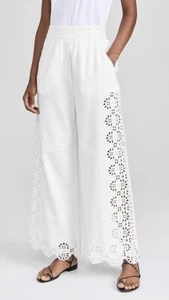 Sea New York Women's Edith Embroidery Eyelet Pants - Cream - Size XL (14/16) - Picture 1 of 5