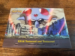 Pokemon Topps EP18 Tentacool Tentacruel Blue Logo TV Animation Edition vintage - Picture 1 of 4