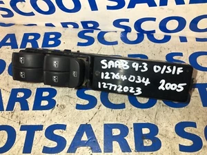 SAAB 9-3 93 Front Drivers Door Window Switch Pack 12764034 12772023 2005-2011 - Picture 1 of 4