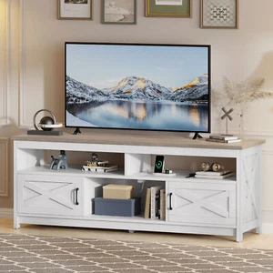TV Stand for 75 in TV with Power Outlet Entertainment Center Media Console Table - Picture 1 of 11