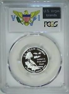 2009-S 25C Territories Quarter US Virgin Islands PCGS PR69DCAM Silver 22rct0212 - Picture 1 of 4