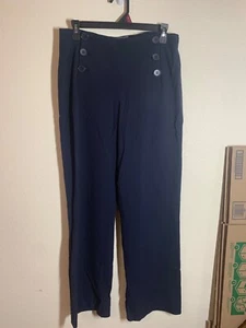 Josephine Chaus Dress Pants Business Casual Preppy Retro Y2K Blue Trousers Sz 6 - Picture 1 of 6