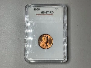 1958 Lincoln Wheat Cent RD, what a beauty, a must see w/ great color - Picture 1 of 2