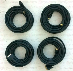 Bundle 4x HDMI to DVI Shielded Cable 10,7m High Quality Gold Plated Connectors - Picture 1 of 3
