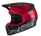 Leatt 8.5 V22 Dots MX Offroad Helmet & Goggle Kit Red