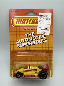 Matchbox MB65 Indy Racer The Automotive Superstars #1765 NRFP 1987 Yellow 1:64 - Picture 1 of 2