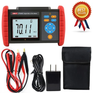 UNI-T UT620C+ Prueba Digital DC Micro Ohmímetro Conectores/Probador de Resistencia del Motor - Imagen 1 de 9