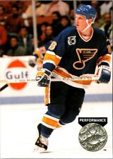 1990 Proset Brett Hull #6 Minnesota-Duluth Bulldogs Hockey Card