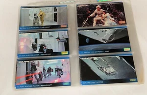 Juego de cartas coleccionables Star Wars Topps Widevision de 1994 números 1 - 120 - Imagen 1 de 2