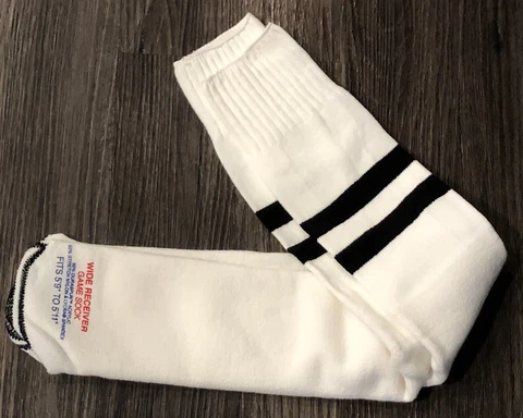 Vintage NFL San Diego Chargers Team Issue Authentic Pro Line Wide Receiver Socks Cover