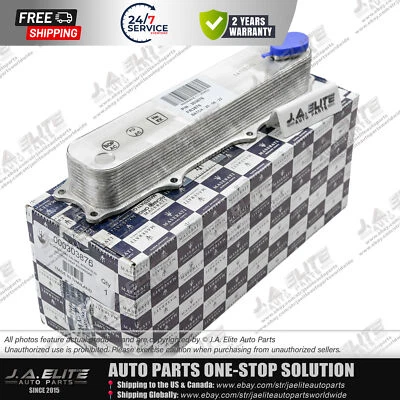 Genuine Engine Oil Cooler fits Maserati Ghibli Quattroporte Levante V6, 303876 - Image 1 of 4