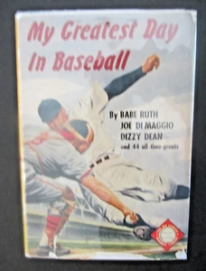 VTG 1951 Greatest Day Baseball Book Babe Ruth Joe DiMaggio Dizzy Dean - Picture 1 of 10