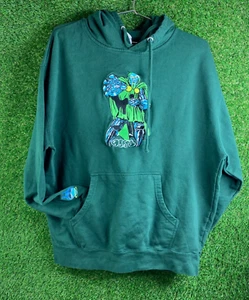 MF Doom Hoodie XL Mens Green Graphic musicvoidclothing Drop - Picture 1 of 6