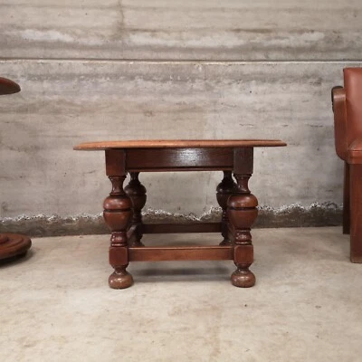 table basse coffee table chene charles dudouyt victor courtray art deco 1950 - Photo 1/4