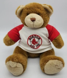 Build A Bear BAB Plush Bear in Boston Red Sox Jersey stuffed animal 14 Inches - Picture 1 of 7