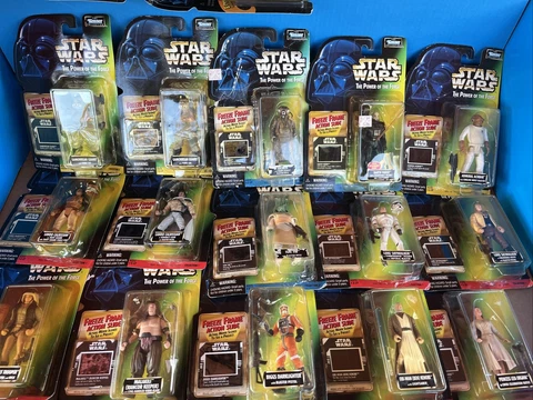 Star Wars POTF Freeze Frame /  Lot Of 15 / New / Damage Box Cover