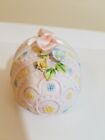 Enesco Easter egg music box china musical plays Fur Elise decoration collectible