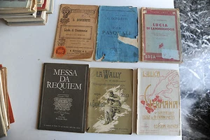 6 LIBRETTI D'OPERA DEL PRIMO NOVECENTO - DONIZETTI - ILLICA - VERDI - Picture 1 of 1