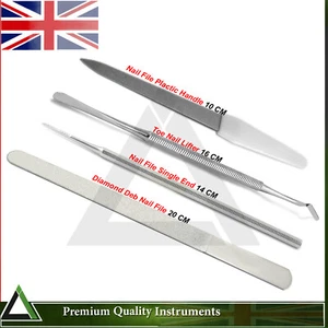 Toe Nail Lifter Diamond Deb File Extra Remover Chiropody Podiatry Ingrown CE - Picture 1 of 5