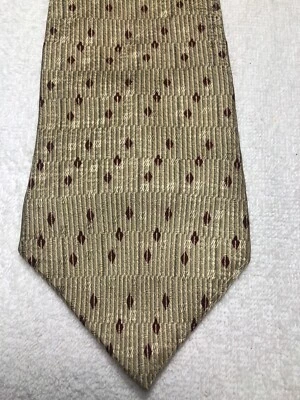 CORBATA HOMBRE NAUTICA BEIGE CON BORGOÑA 4 X 58 Foto 1 de 4