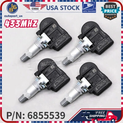 4x TPMS Tire Pressure Monitor Sensor For BMW 228i 328i 335i 435i 640i xDrive US - Image 1 of 4