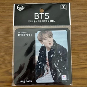 BTS T-money Card (Korean Transportation Card) Jungkook New - Picture 1 of 2