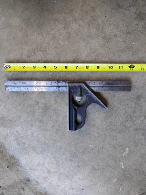 Vintage Scherr Tumico 4 Grad., No 3033N, 12” Combinations Square, USA - Image 1 of 4