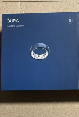 Oura Ring Gen 4 Size 9 Ceramic Midnight |Brand new - Image 1 of 3