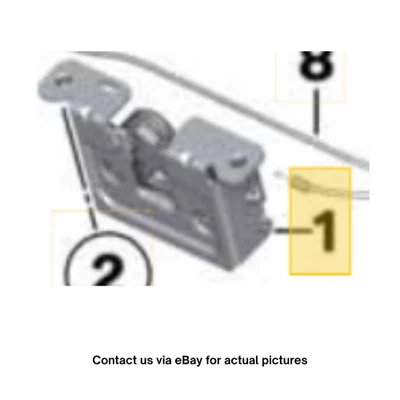 Mini Cooper R56 2010-2012 capó capó bloqueo pestillo usado OEM 51232753419 Foto 1 de 4