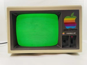Vintage Apple Monitor III A3M0039 Computer Monitor funktioniert 1982 - Bild 1 von 10