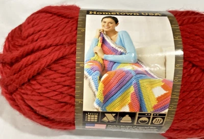 Lion Brand Hometown USA Yarn – Tampa Spice (Super Bulky #6, Burnt Orange) - Image 1 of 4