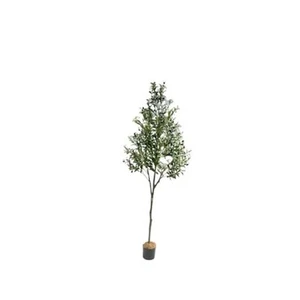 Faux Olive Tree 4ft Fake Olive Plants with Lifelike Fruits Artificial Tree for - Picture 1 of 3