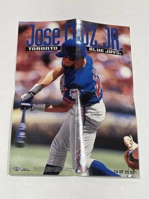 1998 Sports Illustrated Then & Now Baseball #14 GS - Jose Cruz, Jr. - Blue Jays - Image 1 of 2