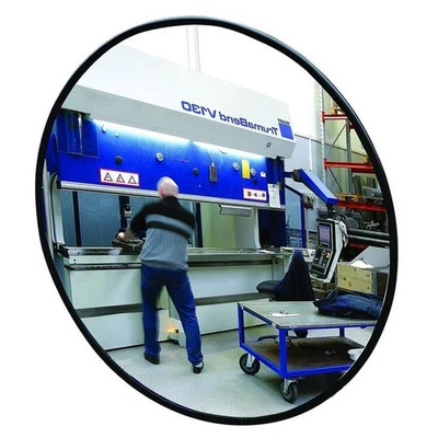 Industriespiegel Überwachungsspieg Edelstahl HF mit abnehmbarer PCV Litze Ø 80cm - Bild 1 von 2