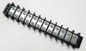 Philmore 13-1712 12 Position Dual Row Terminal Block Barrier Strip ~ 75A @ 600V - Picture 1 of 1