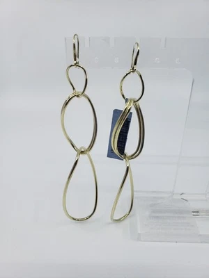 new ippolita 18K Glamazon Long Wavy Snowman Earrings FISHHOOK $3000 HIGH GLOSS - Image 1 of 4