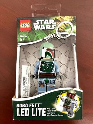 LEGO Star Wars Boba Fett LED LITE Key Chain/Light New in Original Box Sealed - Image 1 of 4