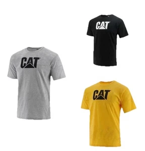 Men's short-sleeved T-shirt with Caterpillar logo Tractor Equipment Bulldozer - Picture 1 of 6