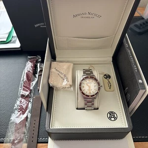 Armand Nicolet Tramelan VS1 Swiss-Made Diver 38mm Automatic Watch Warranty BONUS - Picture 1 of 7