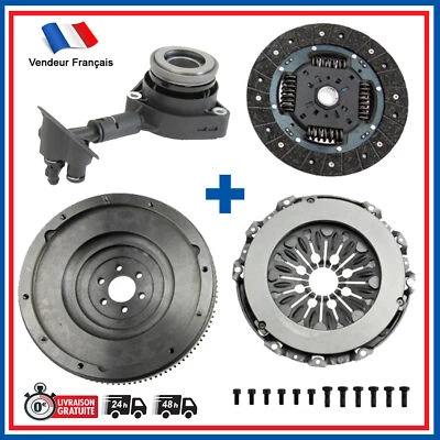 Kit 4 Pieces d'Embrayage Volant Moteur pour FORD FOCUS C-MAX 2 1.6 TDCI 90 110 - Imagen 1 de 4