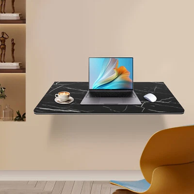Black Folding Wall Desk, Wall-mounted Folding Table, Wall Mounted Folding Table - Image 1 of 4