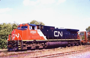        ORIGINAL KODACHROME SLIDE CANADIAN NATIONAL #2560 LONDON, ONTARIO 25.09.98 - Bild 1 von 1