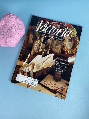 Vtg Victoria Magazine November  1991 "A Time for Family" Embrace the Holidays Foto 1 de 4