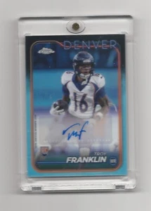 2024 Topps Chrome Troy Franklin RC Auto Card # RA-TFR - Picture 1 of 2