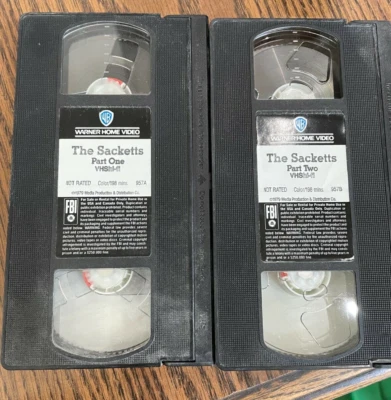 THE SACKETTS (VHS,1990,2-TAPE SET) BOX SET TOM SELLECK GLENN FORD SAM ELLIOTT - Image 1 of 2