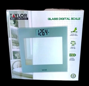 2X Lot - Taylor Glass Digital Scale 400 lb New! #7624T - Picture 1 of 1