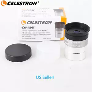 Celestron 93318 9mm Omni Plossl Telescope Eyepiece Lens Fully Multi-Coated New - Picture 1 of 12
