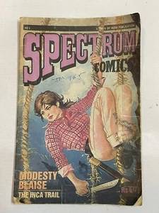 RARE MODESTY BLAISE NO 3 SPECTRUM COMICS INDIA  - ENGLISH  LANGUAGE - Picture 1 of 4