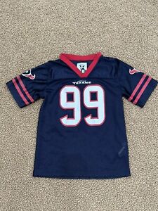 Youth NFL 99 JJ Watt Houstan Texans Football Jersey Size 6/7 Used 